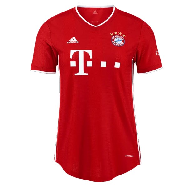 Camiseta Bayern Munich 1ª Kit Mujer 2020 2021 Rojo